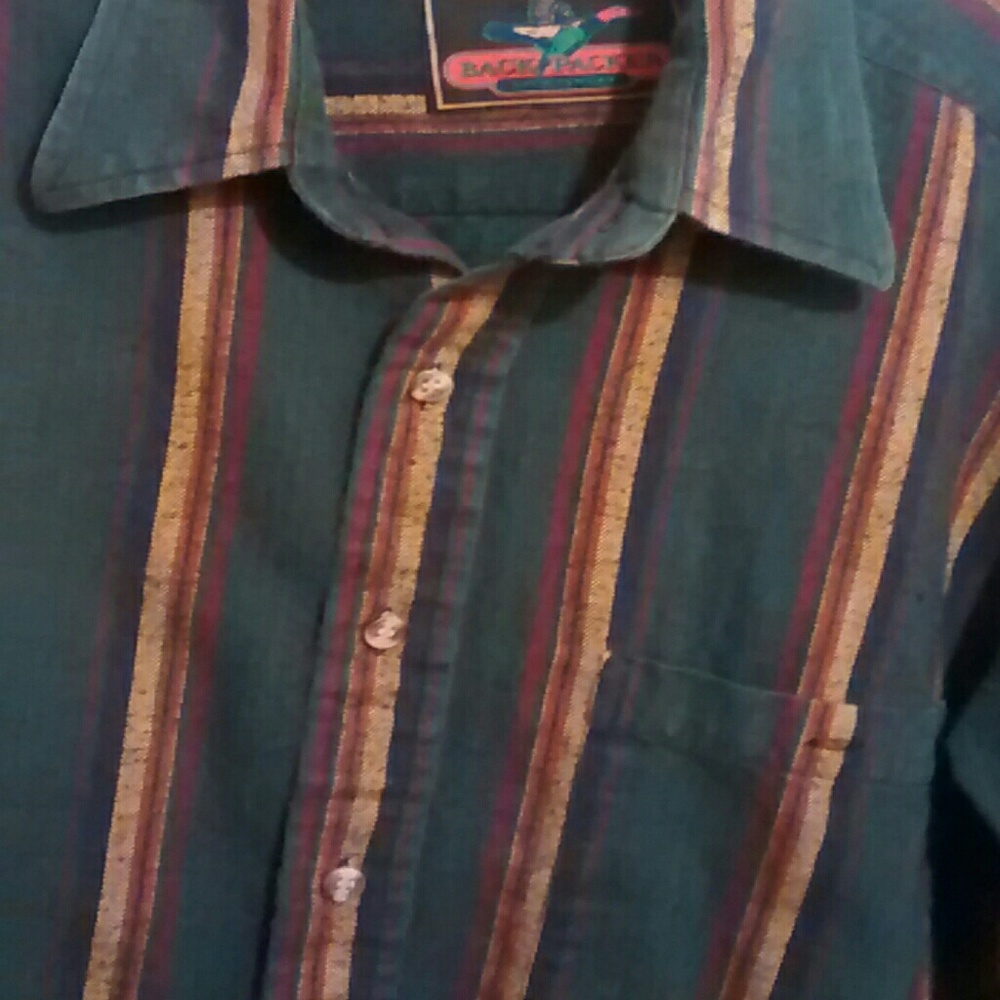Backpacker Long Sleeve casual shirt in size large